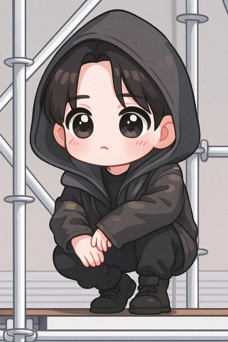 Cá tính bứt phá với ảnh chibi boy ngầu cute chất