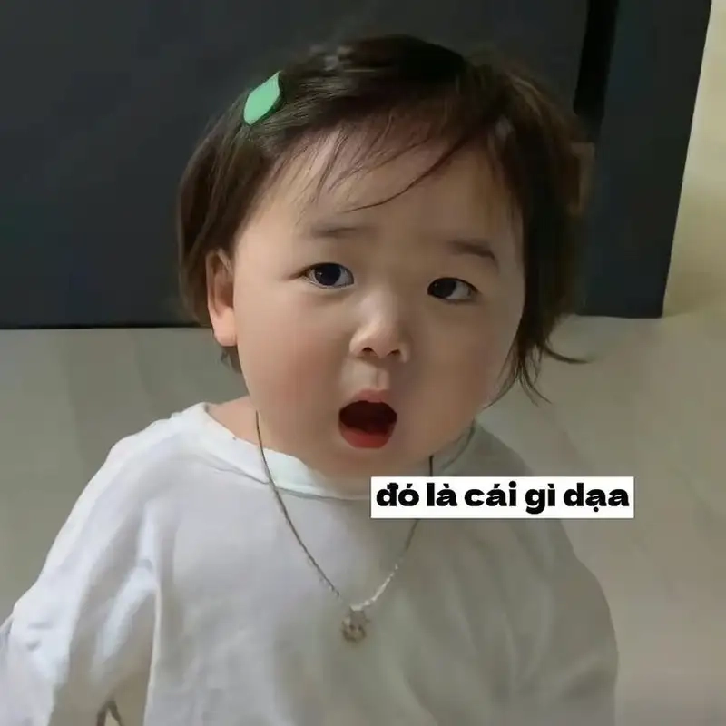 Đắm chìm trong thế giới meme cute em bé siêu đáng yêu