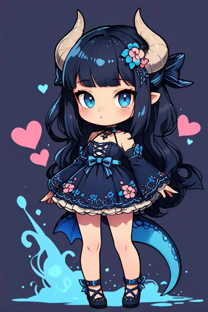 Đắm say với kho ảnh chibi nữ lung linh dễ thương