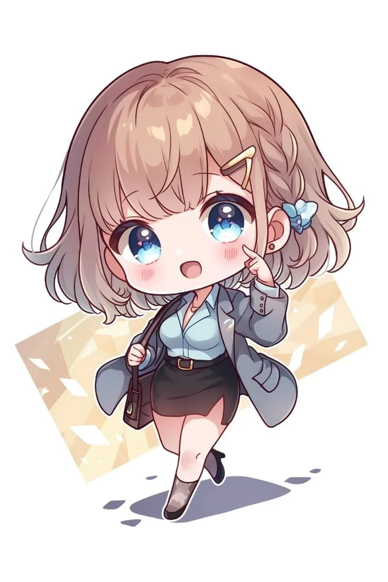 Ngọt ngào đáng yêu với anime nữ đáng yêu chibi