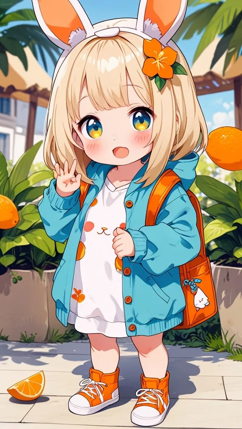 Chiêm ngưỡng nét đẹp ngộ nghĩnh chibi anime nữ cực xinh