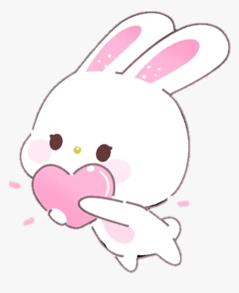 Ảnh thỏ cute chibi vì sao lại hot
