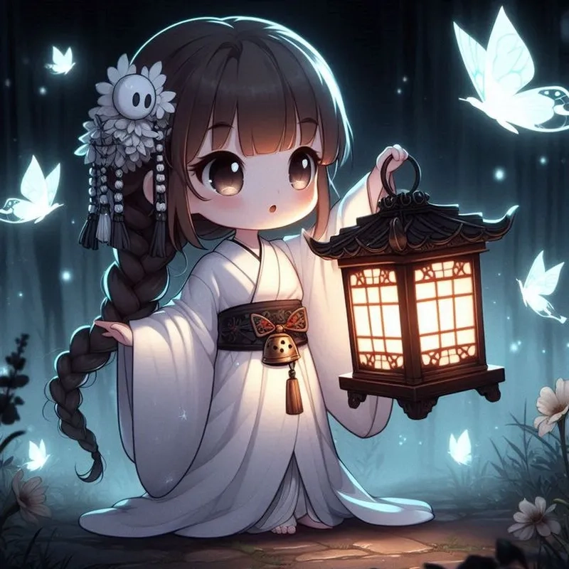 Niềm vui lan tỏa qua avatar anime cute chibi