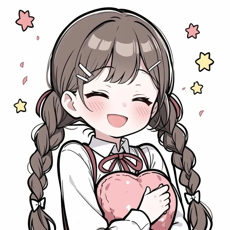 Bộ sưu tập girl girl avatar cute anime chibi siêu hot