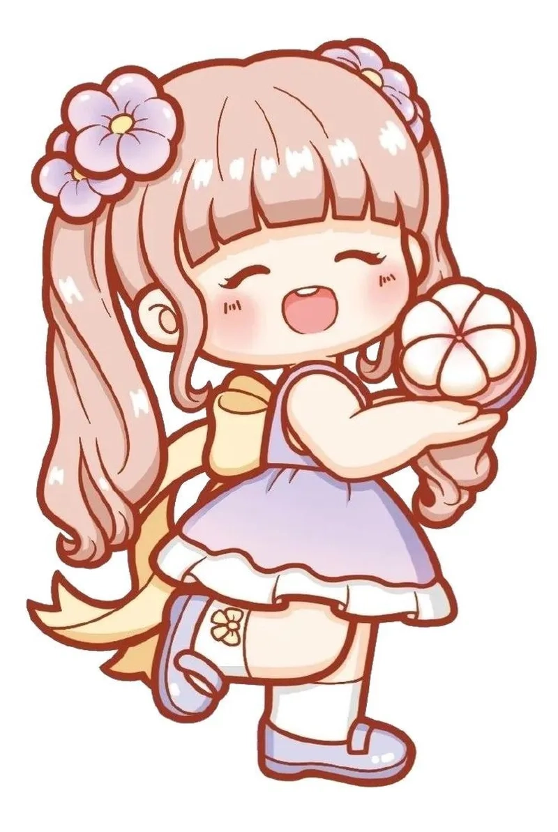 Tải ngay chibi girl avatar cute anime đẹp lung linh