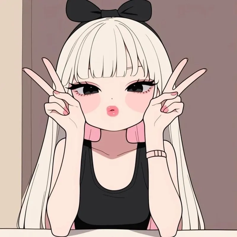 Sở hữu ngay chibi avatar cute girl hot trend 2025