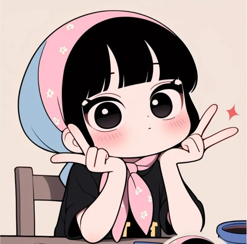 Đổi mới phong cách với avatar cute girl chibi