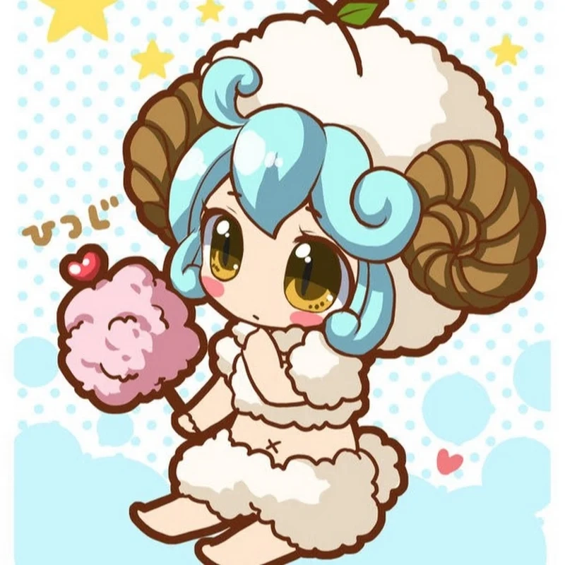 Khám phá chibi cung bạch dương dễ thương nhất hôm nay