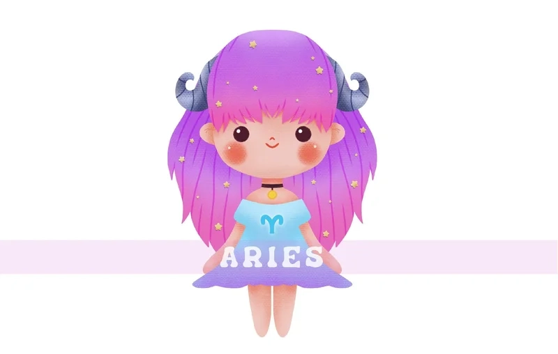 Sáng tạo tranh thú vị với cung bạch dương anime chibi