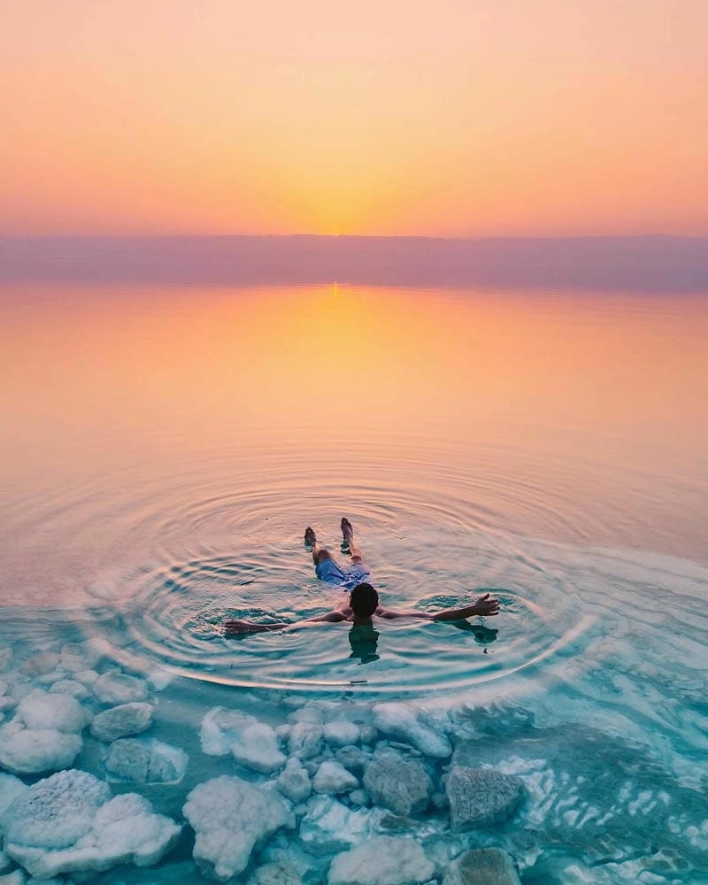 Cùng khám phá vẻ đẹp Biển Chết đẹp