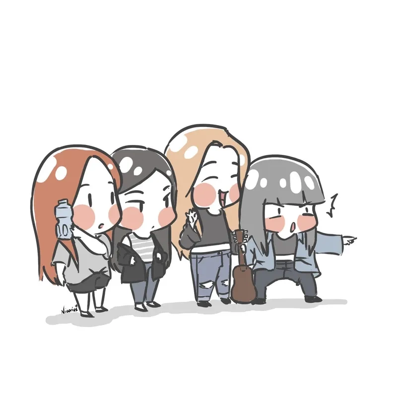 Bạn sẽ yêu ngay blackpink chibi cute phiên bản mới