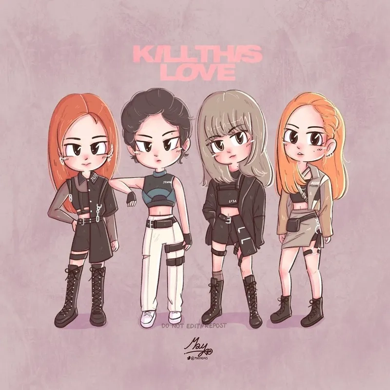 Tạo avatar vui nhộn với chibi cute blackpink