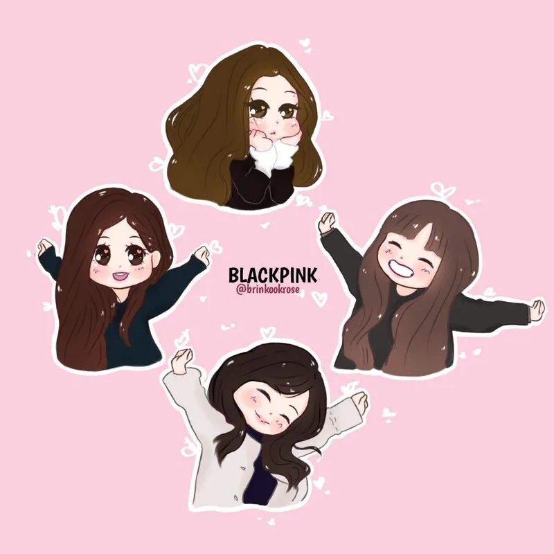 Bộ sưu tập hoàn hảo với hình ảnh blackpink cute chibi