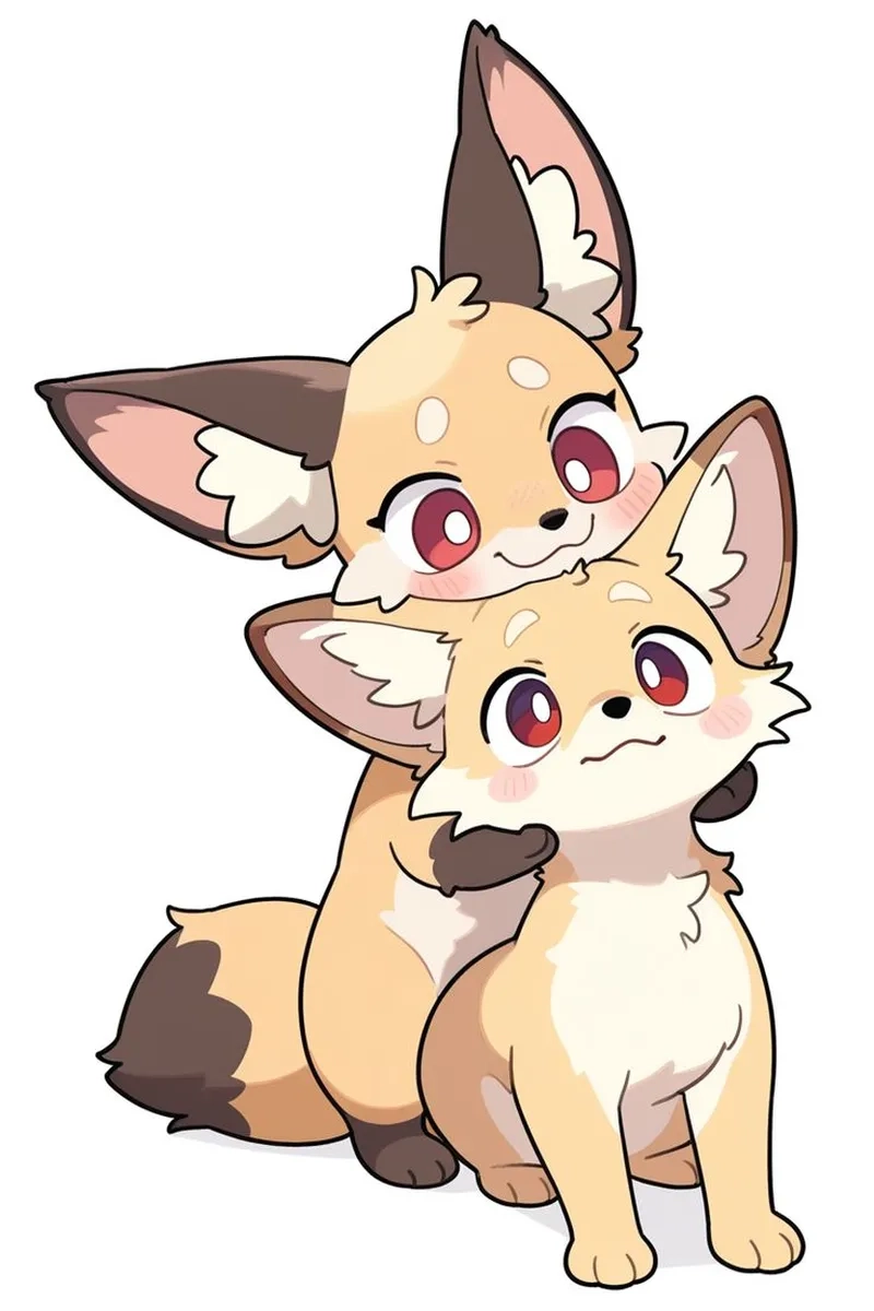 Chiêm ngưỡng vẻ đẹp của cáo chibi cute đầy độc đáo