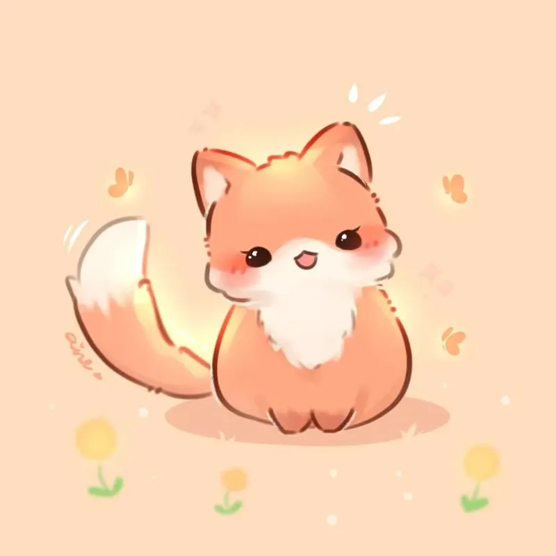 Thế giới hoạt hình mở ra với cáo chibi anime cực xinh