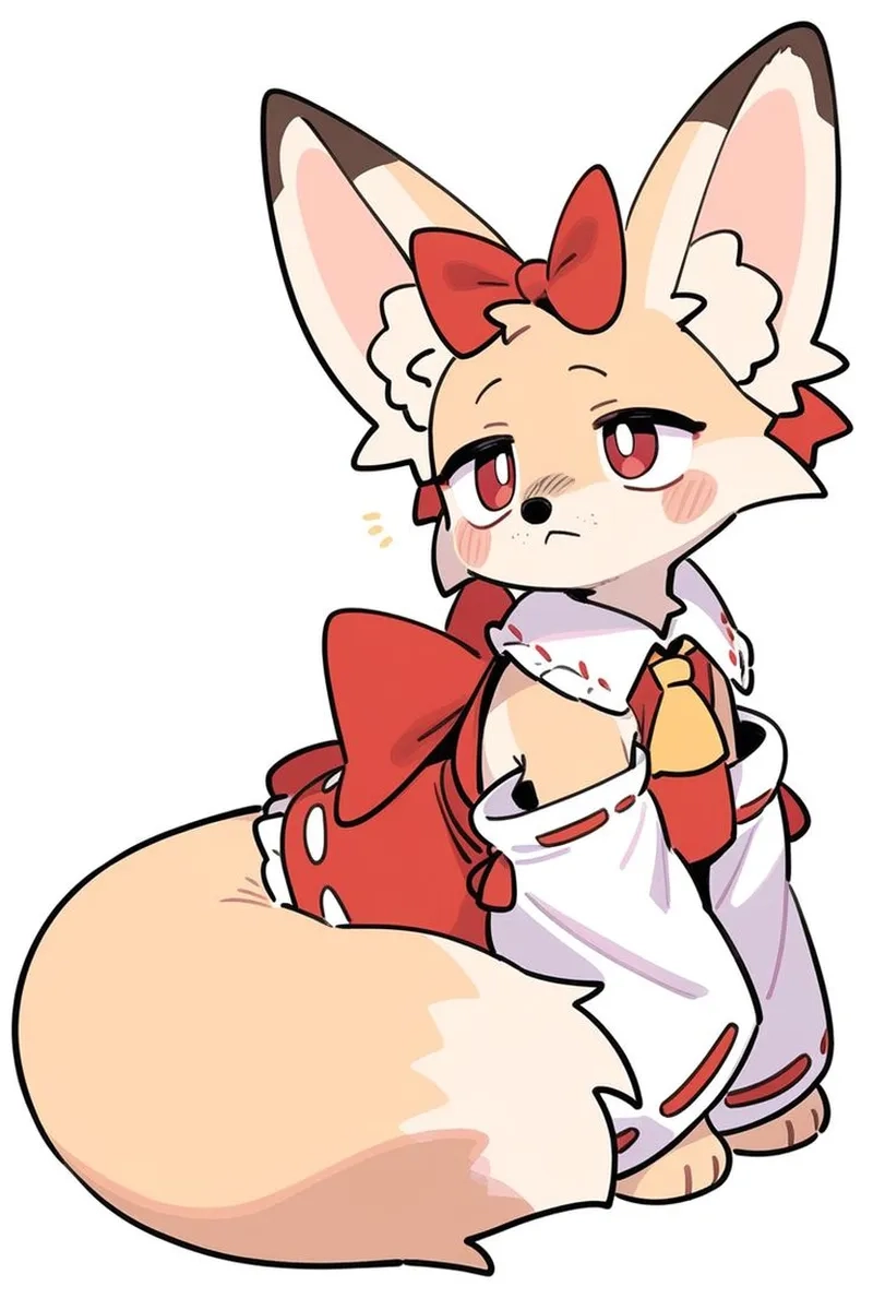 Sáng tạo cùng hình con cáo anime đáng yêu cực hot