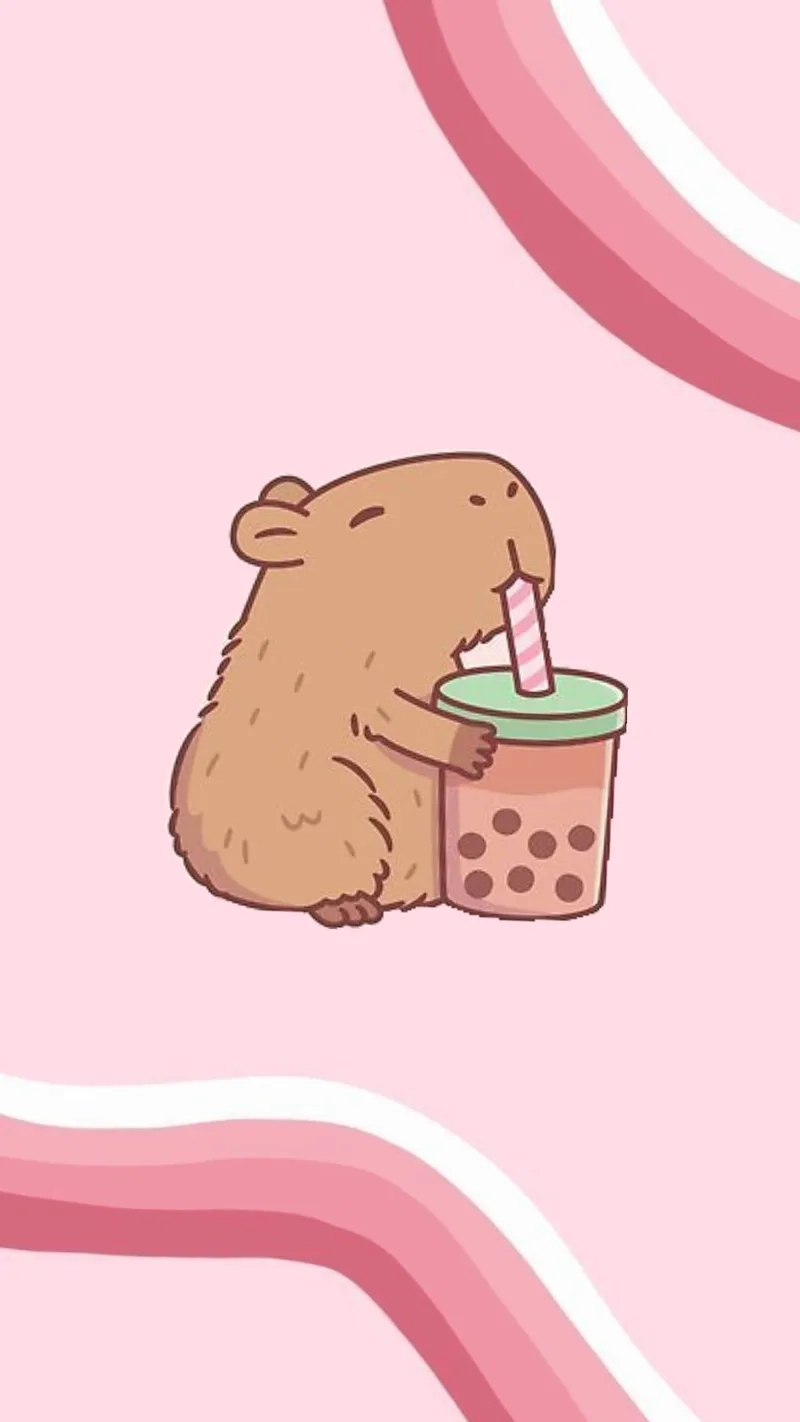 Ngắm nhìn bộ sưu tập capybara chibi cute siêu đáng yêu