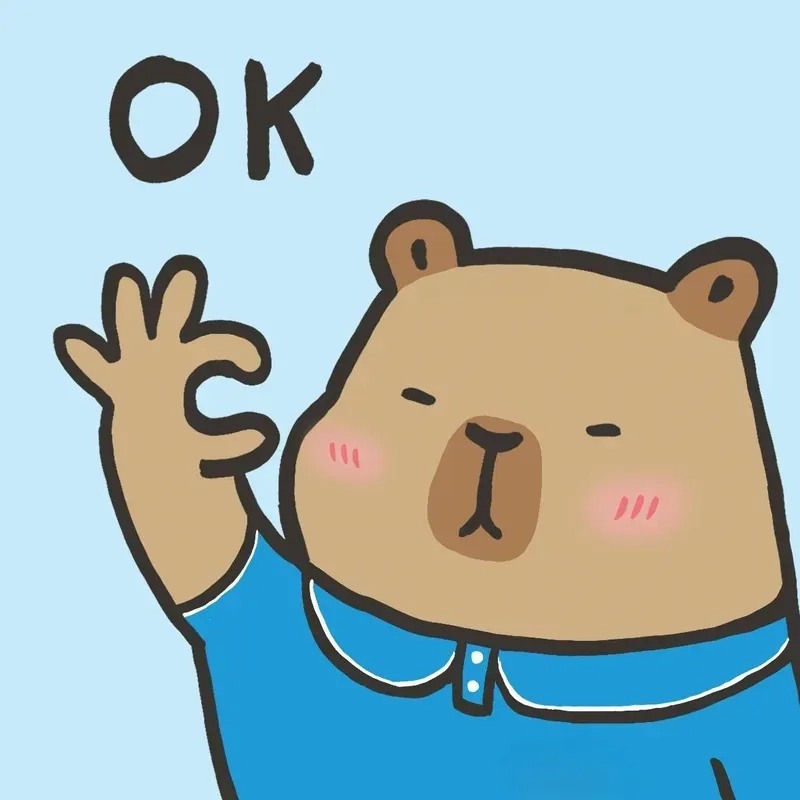 Dễ thương và dí dỏm với capybara meme cartoon cực hot