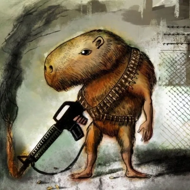 Hài hước đỉnh cao từ capybara king meme bá đạo
