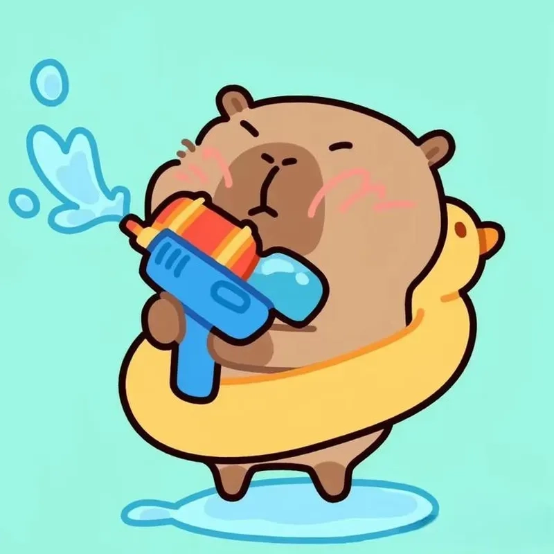 Thêm sắc màu vui vẻ với ảnh capybara meme cực chất lượng