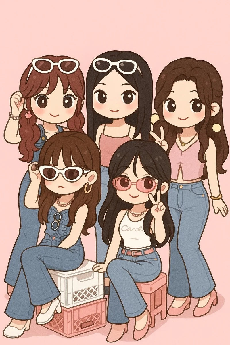 Thưởng thức bộ ảnh chibi bạn thân dễ thương cực hot