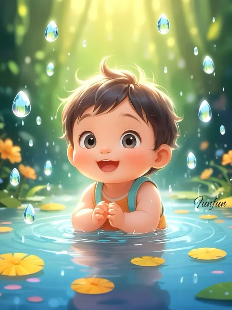 Cực đáng yêu với bộ chibi bé trai cute hot trend