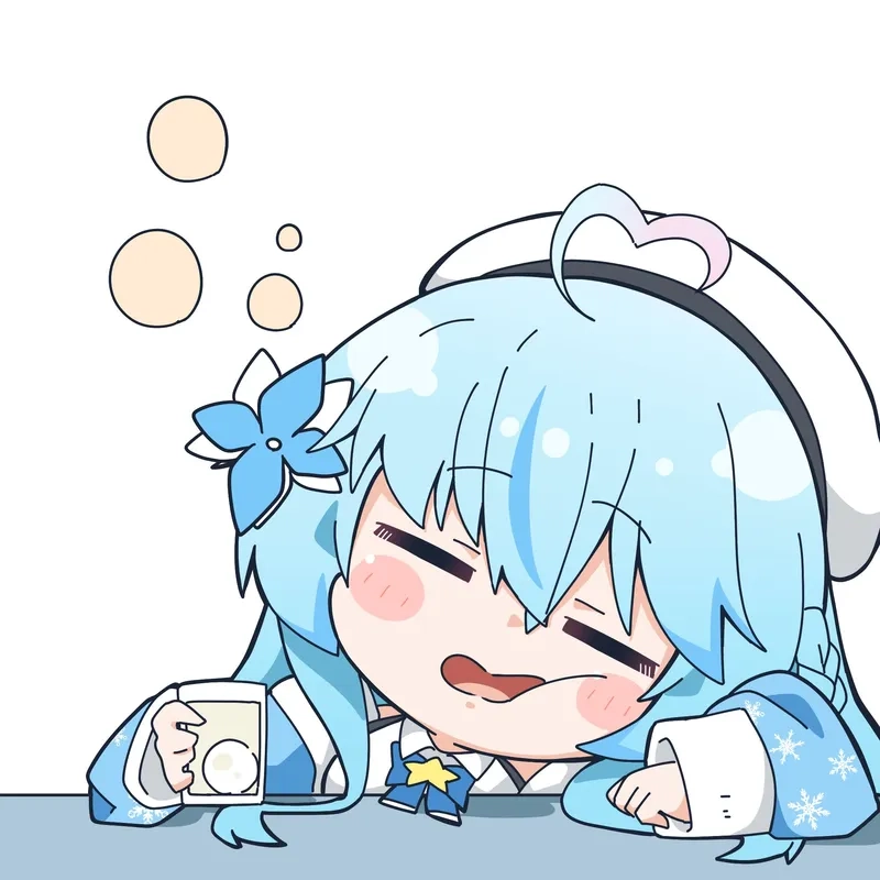 Ngọt ngào nhưng u sầu trong ảnh anime chibi buồn