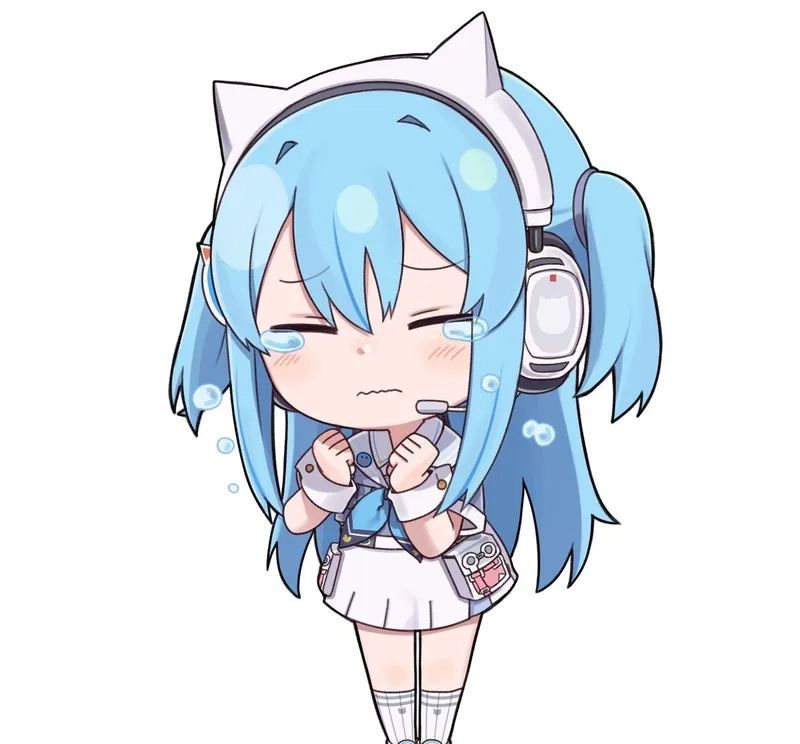 Lắng nghe cảm xúc qua ảnh chibi buồn khóc chân thật