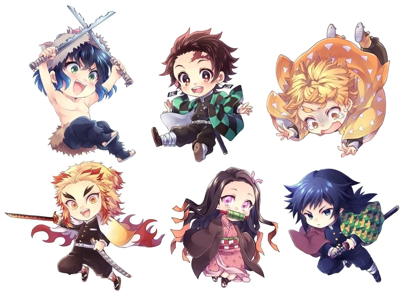 Sưu tập ngay phiên bản mini demon slayer chibi