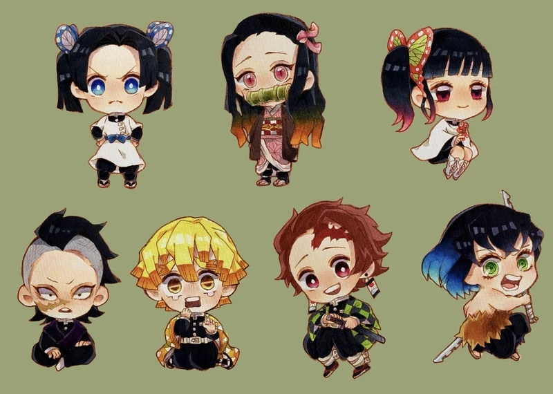 Ôm ngay thú nhồi bông mềm mại demon slayer plush