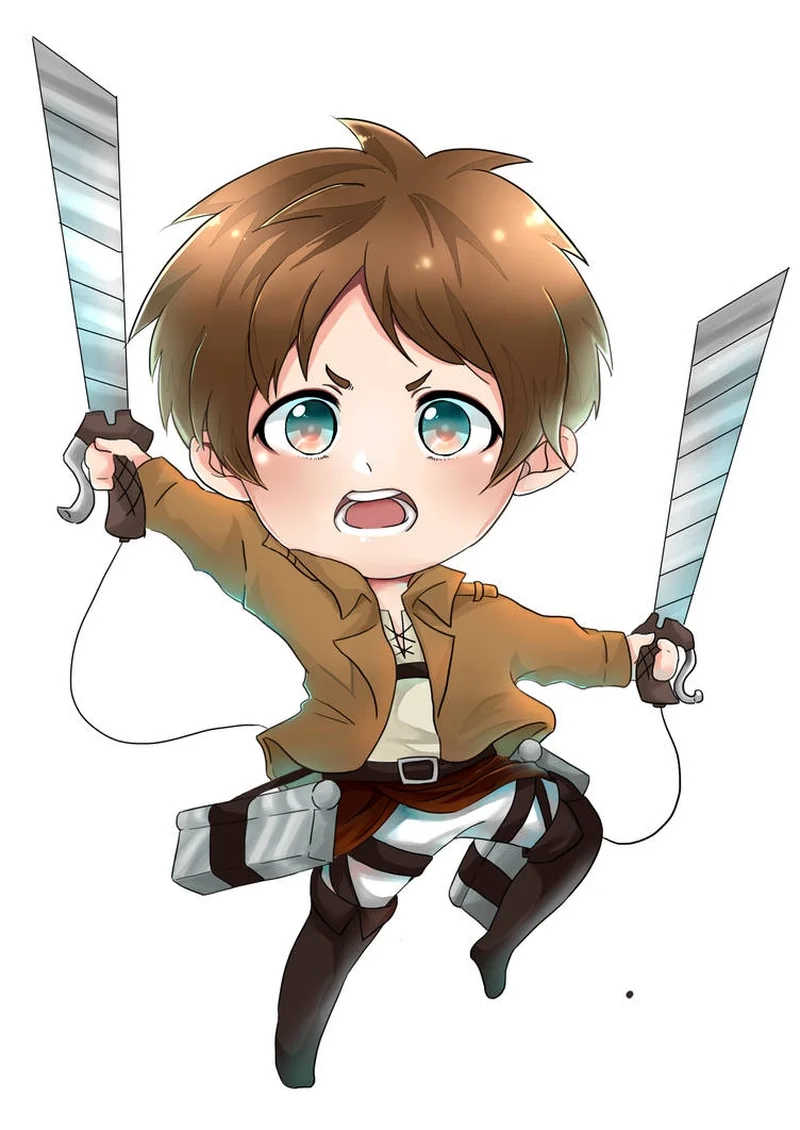 Chiêm ngưỡng phiên bản mini với chibi eren