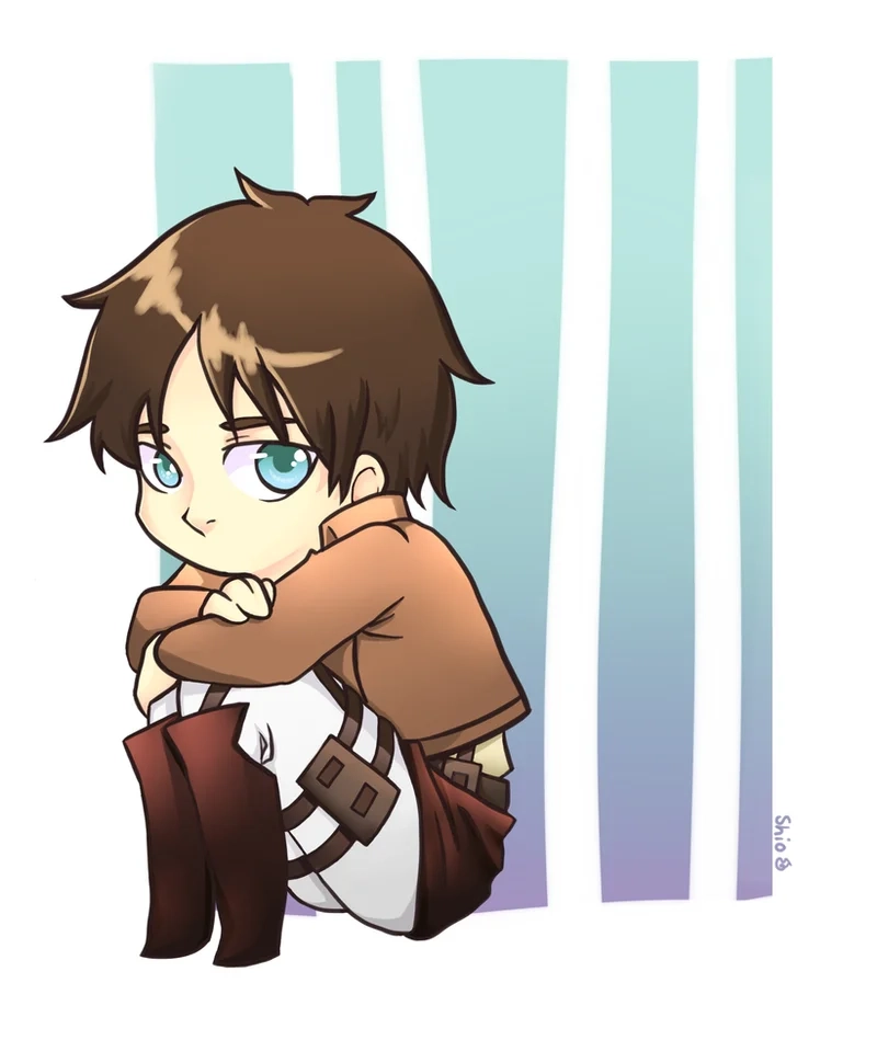 Sưu tầm phiên bản eren yeager chibi chất lượng cao
