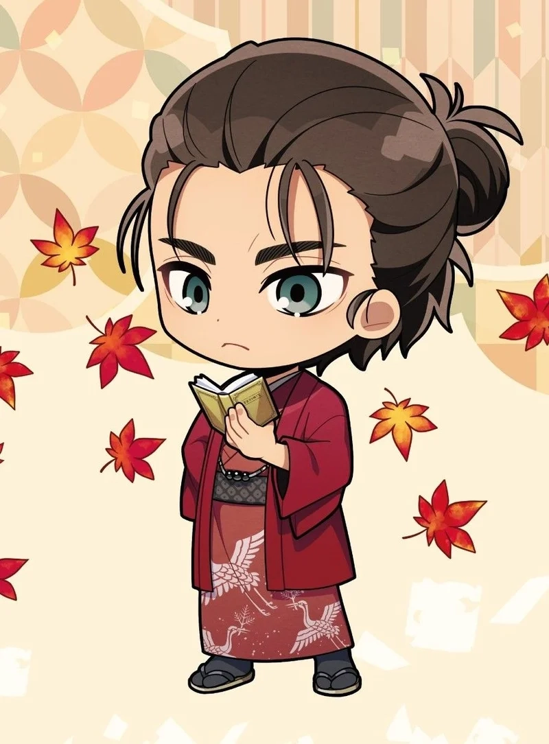 Trang trí bàn làm việc với eren chibi funko pop