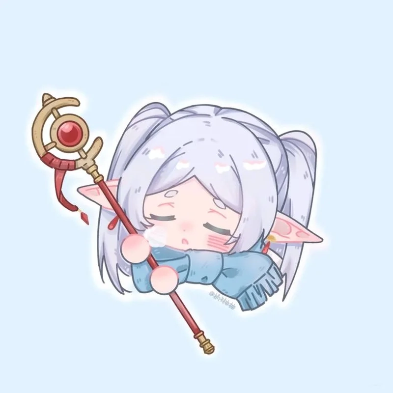 Gặp gỡ phiên bản siêu dễ thương cute frieren chibi