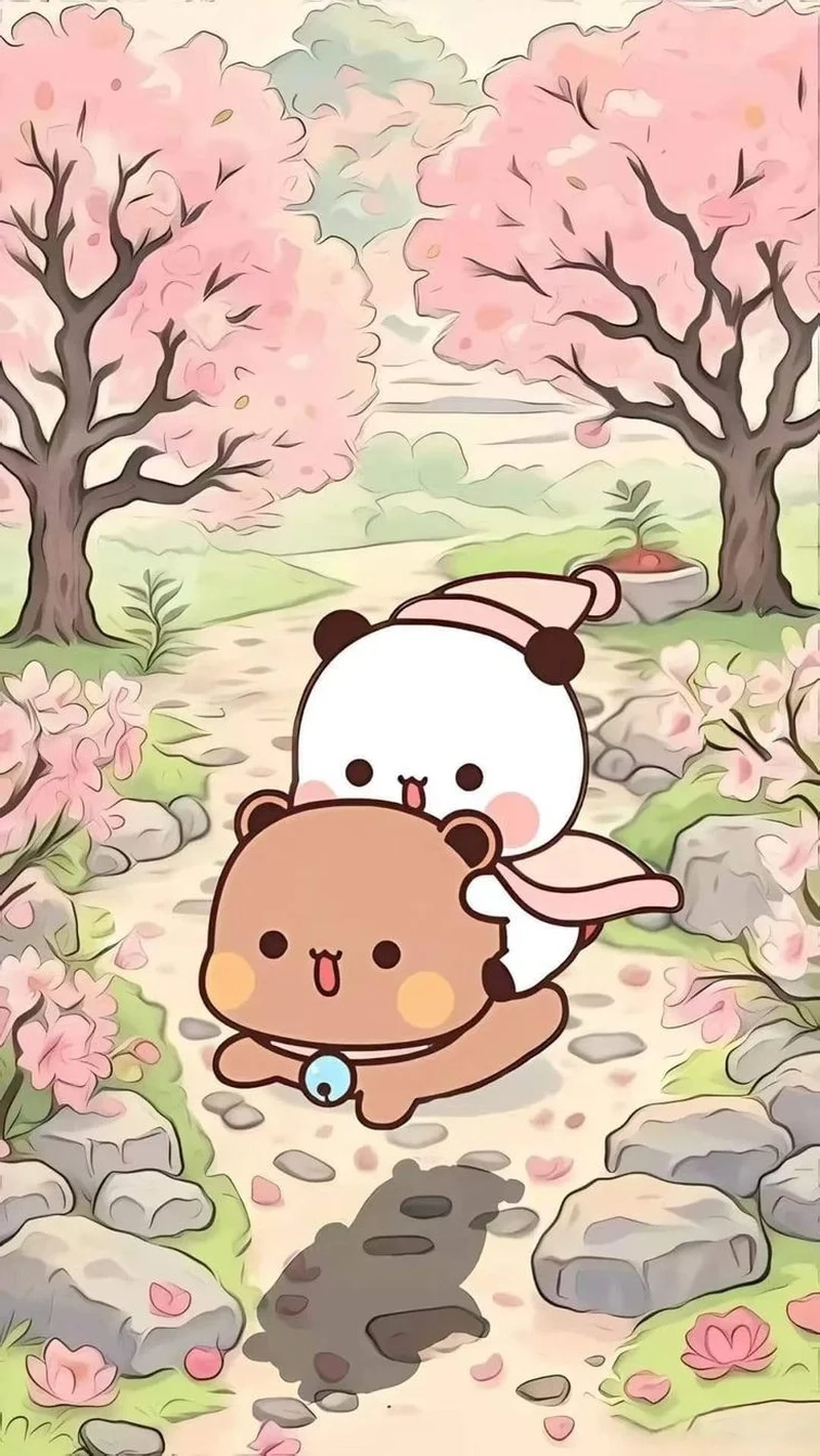 Đáng yêu hết nấc với hình gấu chibi cute