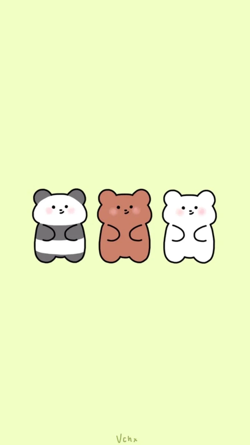 Tuyển chọn ảnh chibi gấu cute cực đáng yêu