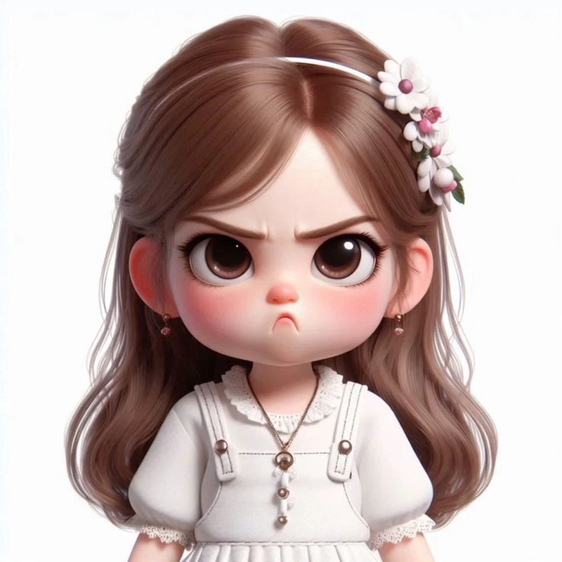 Ngây ngô mà nổi bật với chibi giận dỗi