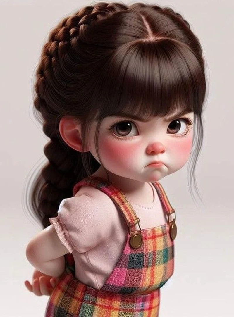 Hòa mình vào cảm xúc cùng chibi hình ảnh tức giận cute