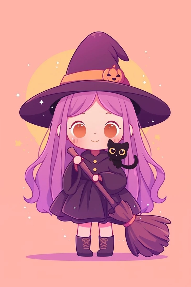 Bộ sưu tập đặc biệt từ hình ảnh halloween chibi