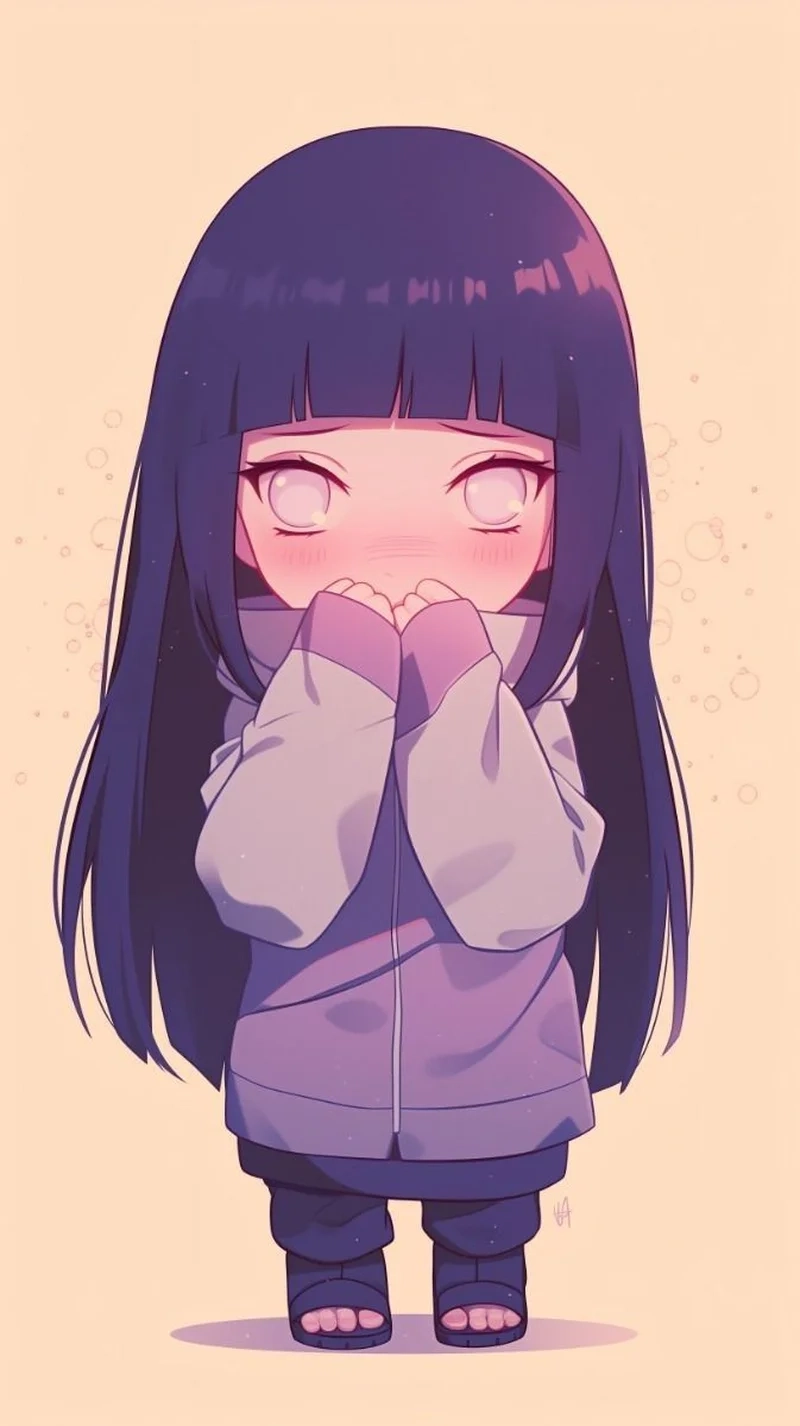 Chibi Hinata đáng yêu chinh phục trái tim người hâm mộ