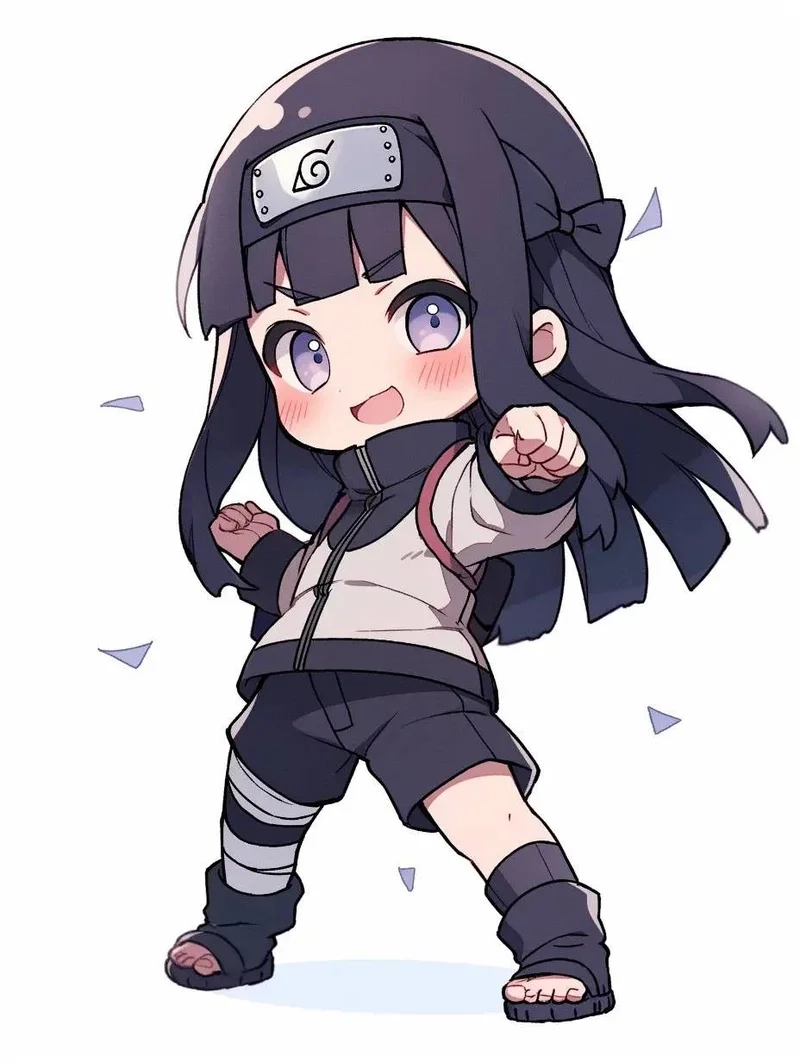 Khám phá phiên bản mini siêu dễ thương hinata chibi