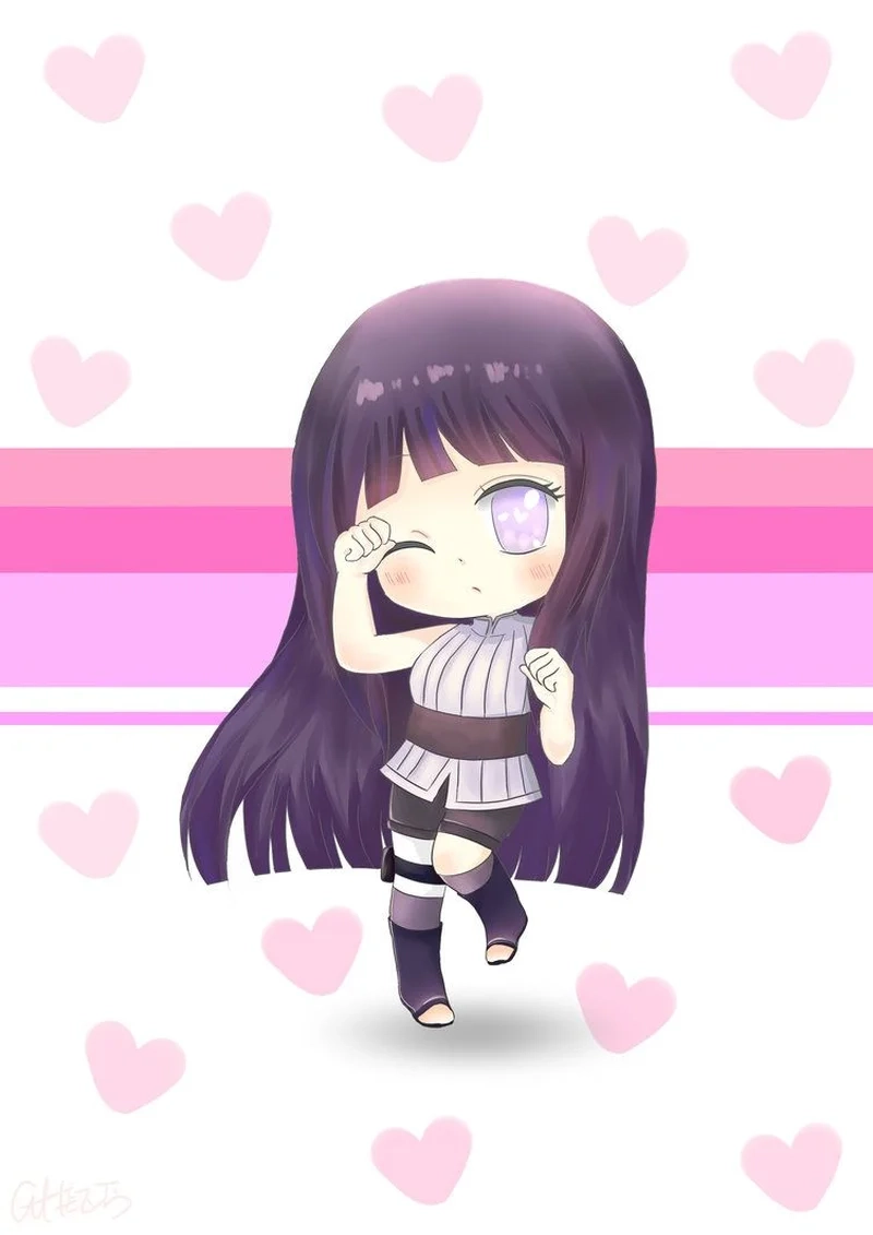 Gặp gỡ phiên bản mini đáng yêu hinata hyuga chibi