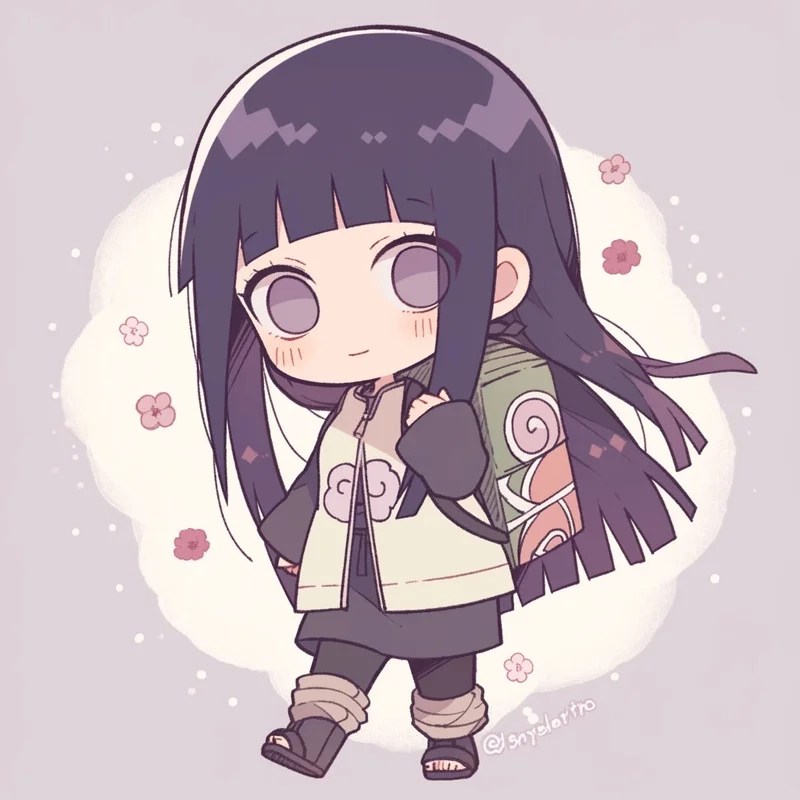 Thỏa sức ngắm nhìn phiên bản cute chibi hinata cute