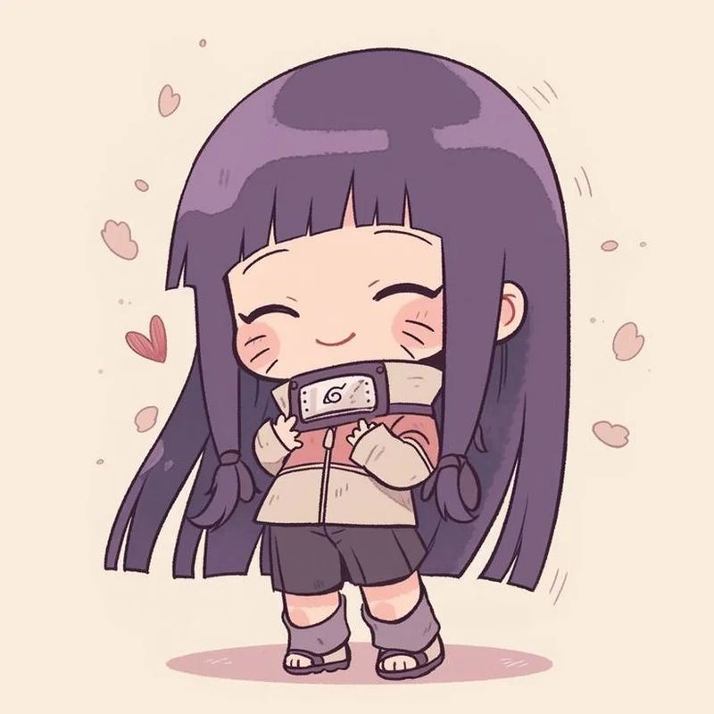 Thay đổi hình nền điện thoại bằng chibi hinata wallpaper