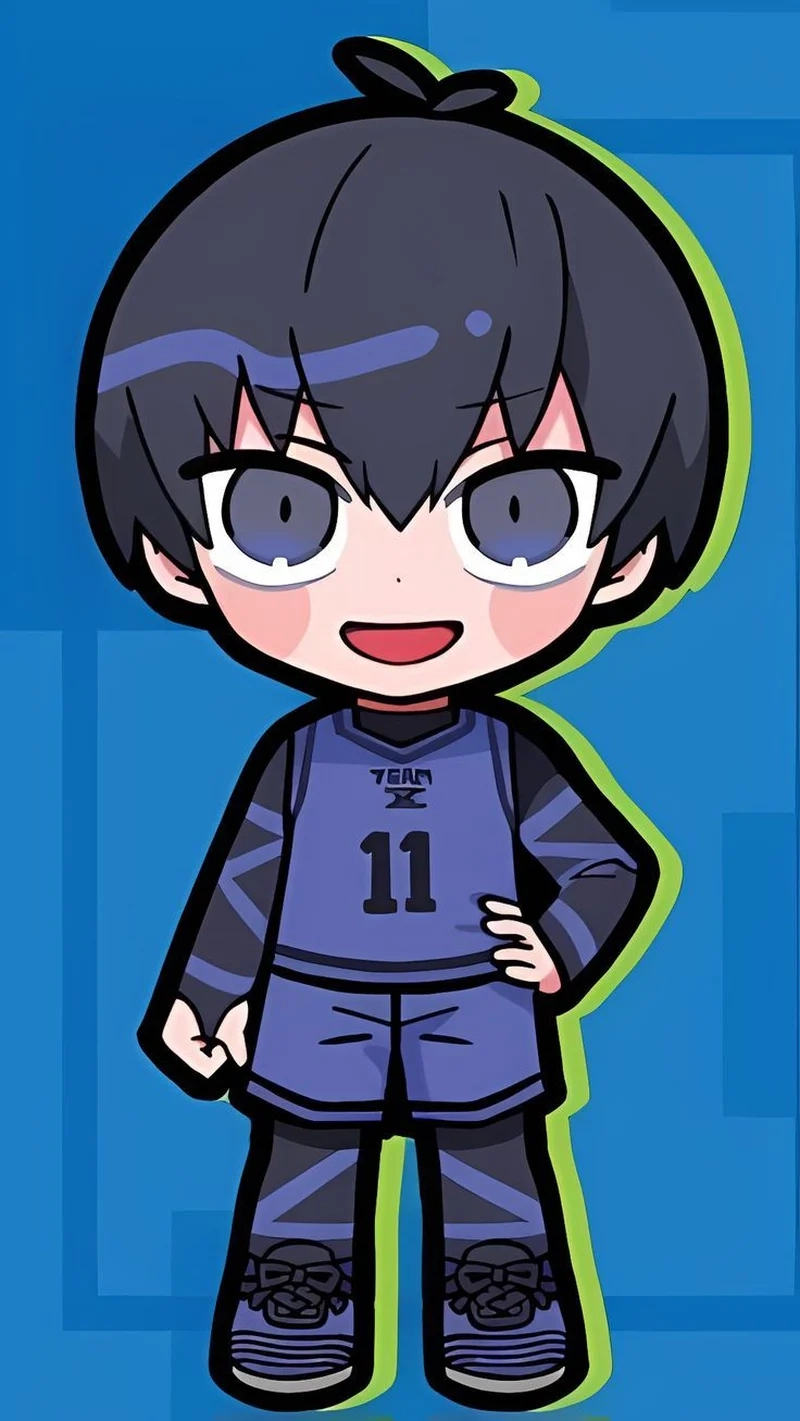 Khám phá bộ truyện với phiên bản siêu dễ thương isagi chibi manga