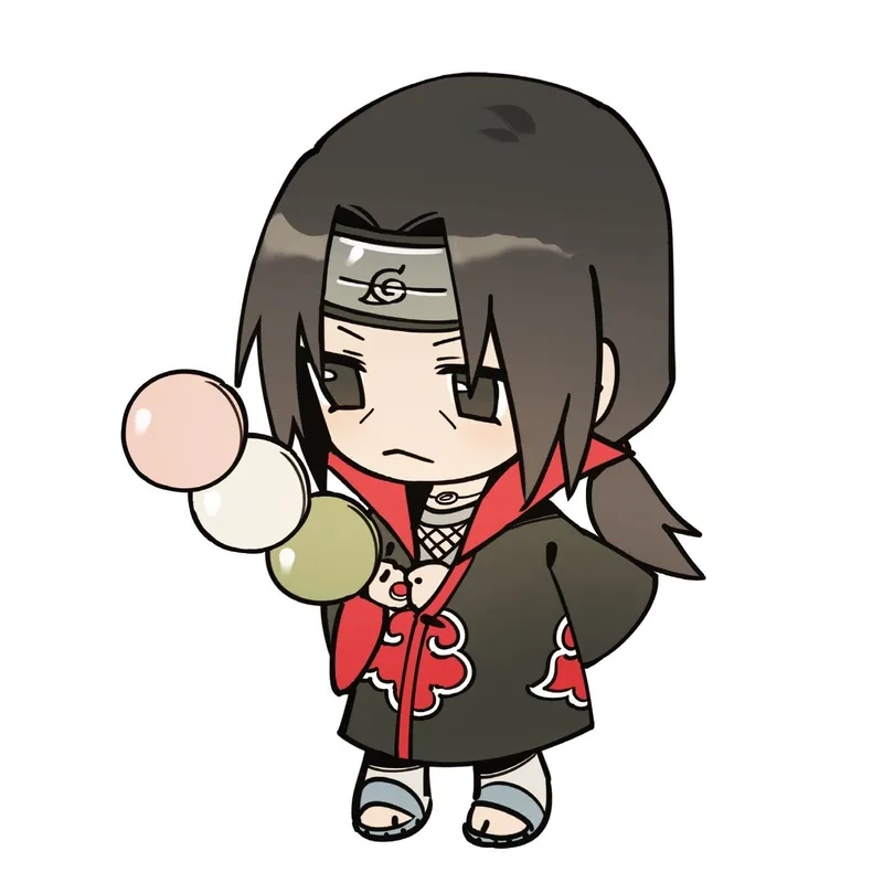 Thả tim với itachi uchiha chibi siêu dễ thương