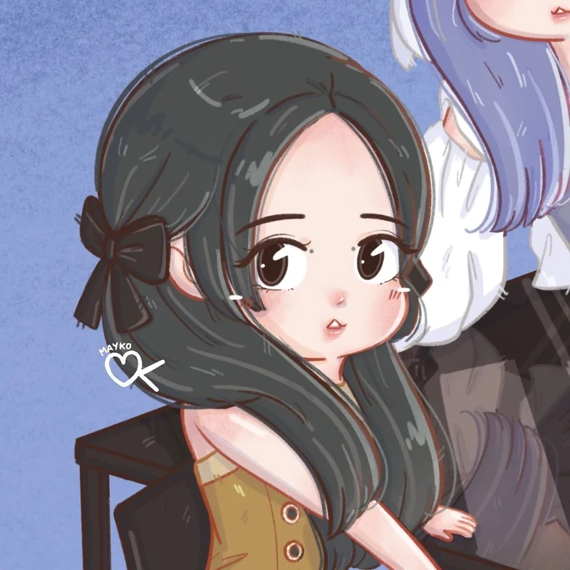 Fan Blackpink sẽ mê ảnh chibi jisoo ngay lần đầu