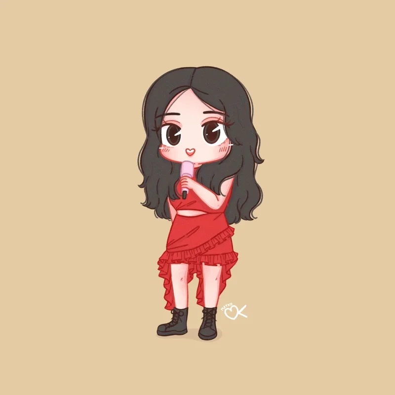 Tải ngay ảnh chibi jisoo để thêm vào bộ sưu tập