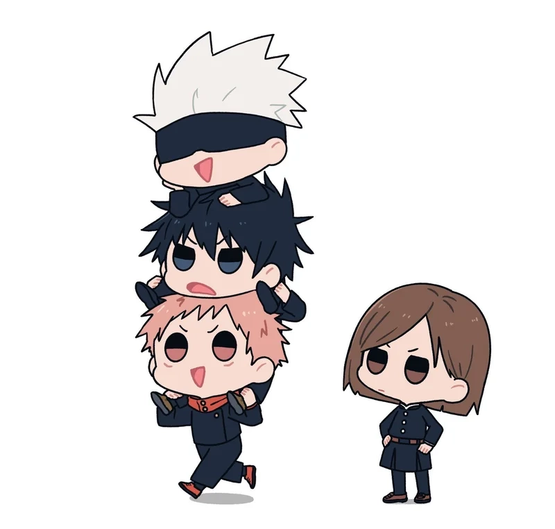 Lưu lại ý tưởng trên Pinterest với jujutsu kaisen chibi pinterest