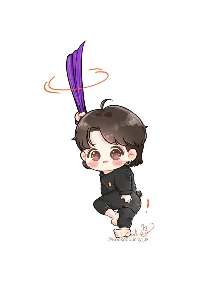 Tận hưởng niềm vui với chibi jungkook bts thú vị